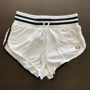 COPY - Champion, white, Terry shorts, worn once, washed twice, perfect conditio…